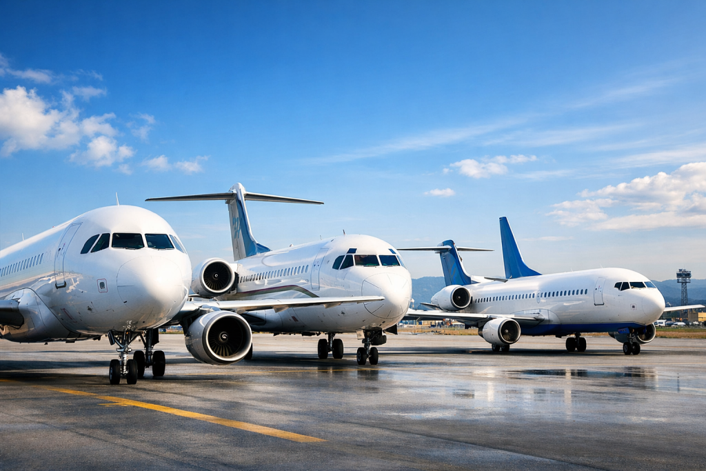 تفاوت مدل هواپیماهای داخلی